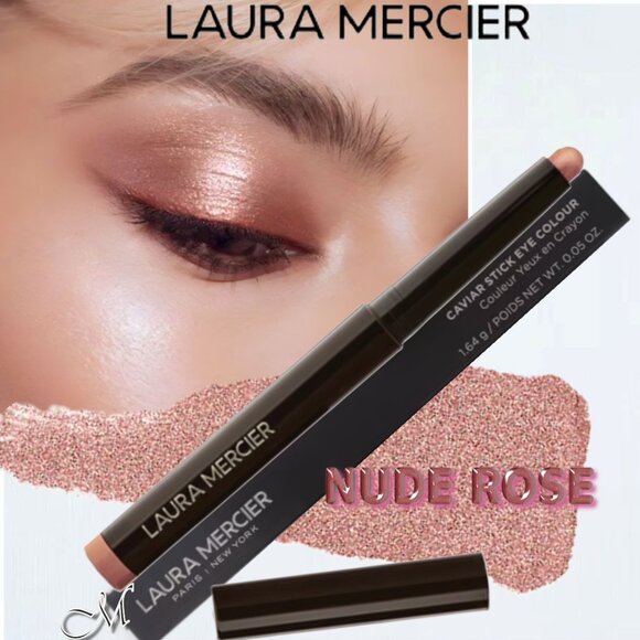 Laura Mercier Caviar Stick Eyeshadow Crayon*~Nude Rose (Pink Shimmer) 1.64g NIB - Picture 1 of 11